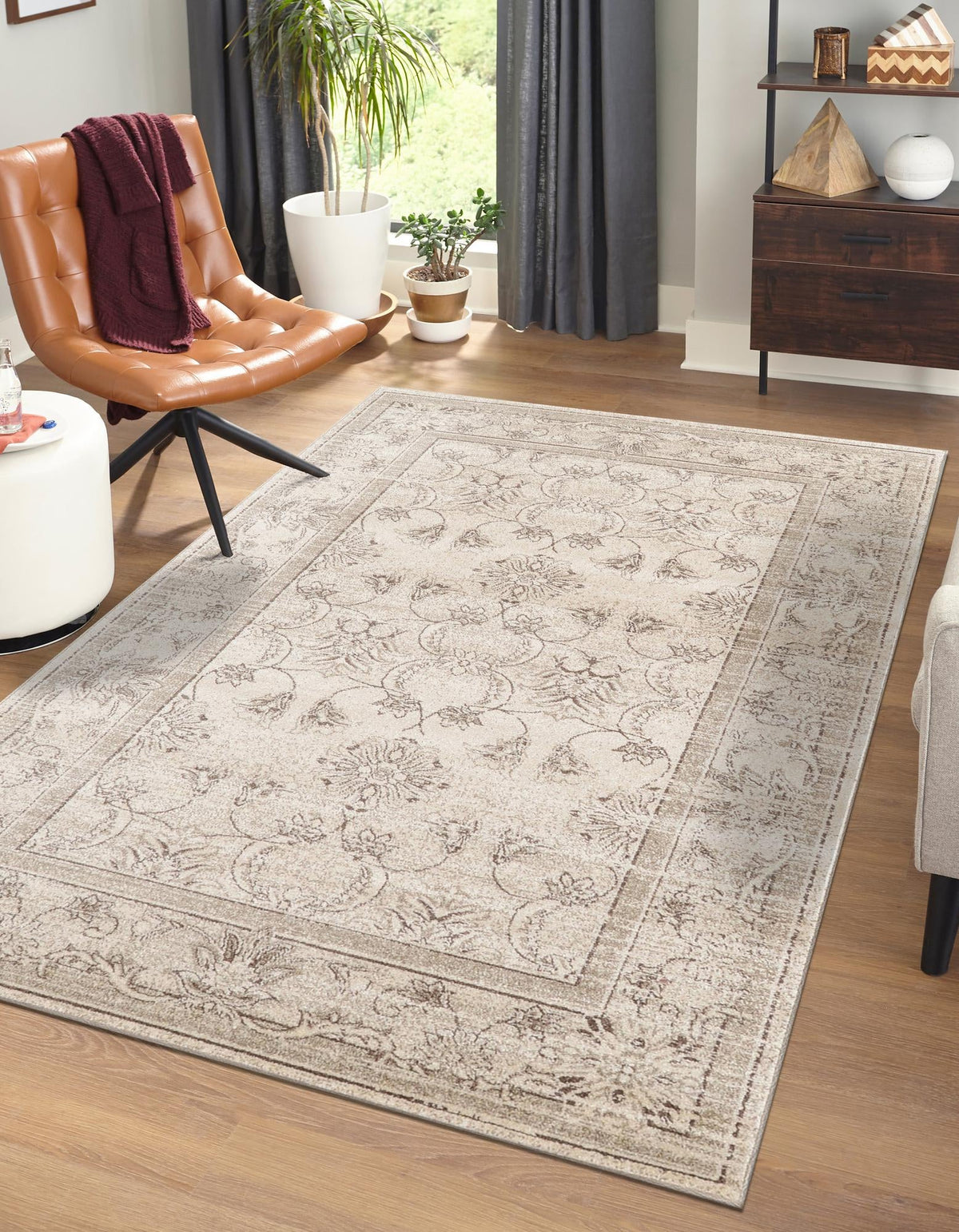 Horizon Collection Area Rug -  Meridian Rectangular Ivory  lifestyle 38