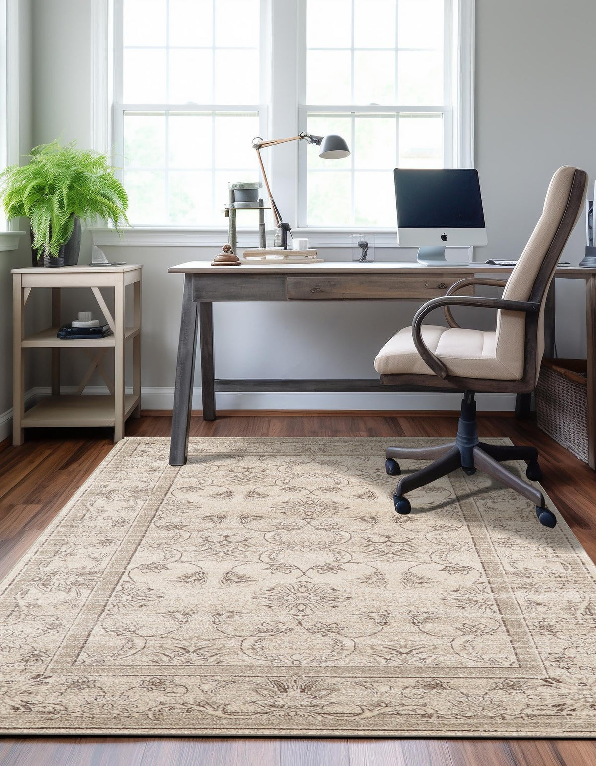 Horizon Collection Area Rug -  Meridian Rectangular Ivory  lifestyle 67