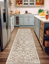 Horizon Collection Area Rug -  Meridian Runner Ivory  lifestyle 54