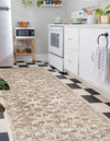 Horizon Collection Area Rug -  Meridian Runner Ivory  lifestyle 79