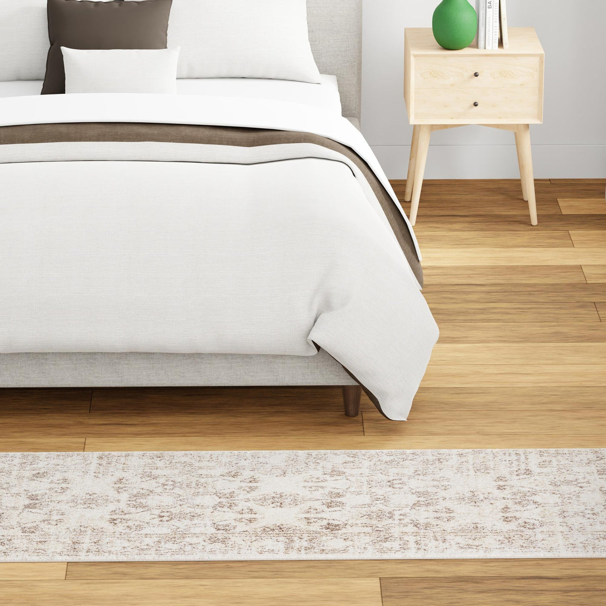 Horizon Collection Area Rug -  Meridian Runner Ivory  lifestyle 115
