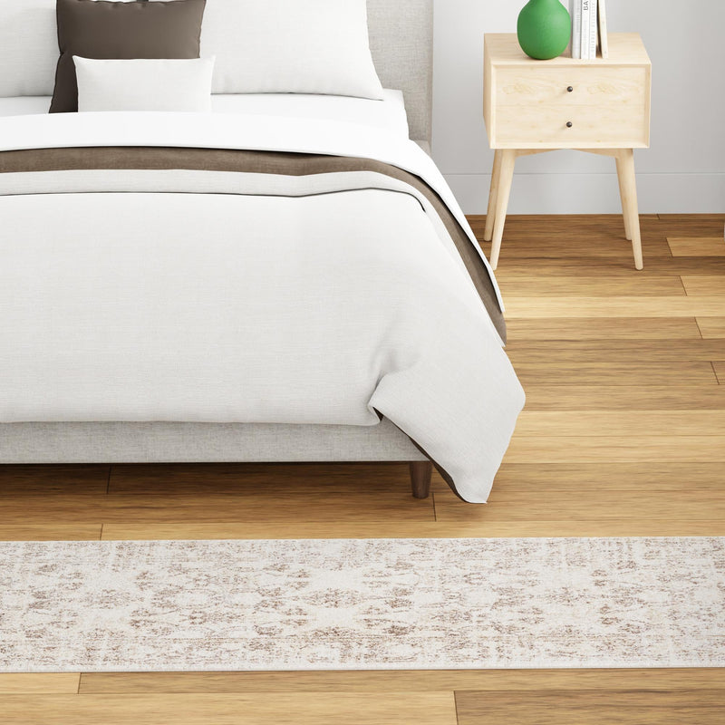 Horizon Collection Area Rug -  Meridian Runner Ivory  lifestyle 115