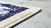 Horizon Collection Area Rug -  Sierra Rectangle Ivory and Blue  lifestyle 15