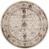 Horizon Collection Area Rug -  Sierra Round Beige  lifestyle 31