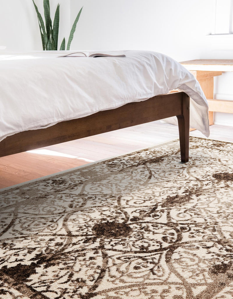 Horizon Collection Area Rug -  Sierra Rectangular Beige  lifestyle 54