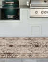 Horizon Collection Area Rug -  Sierra Rectangular Beige  lifestyle 64