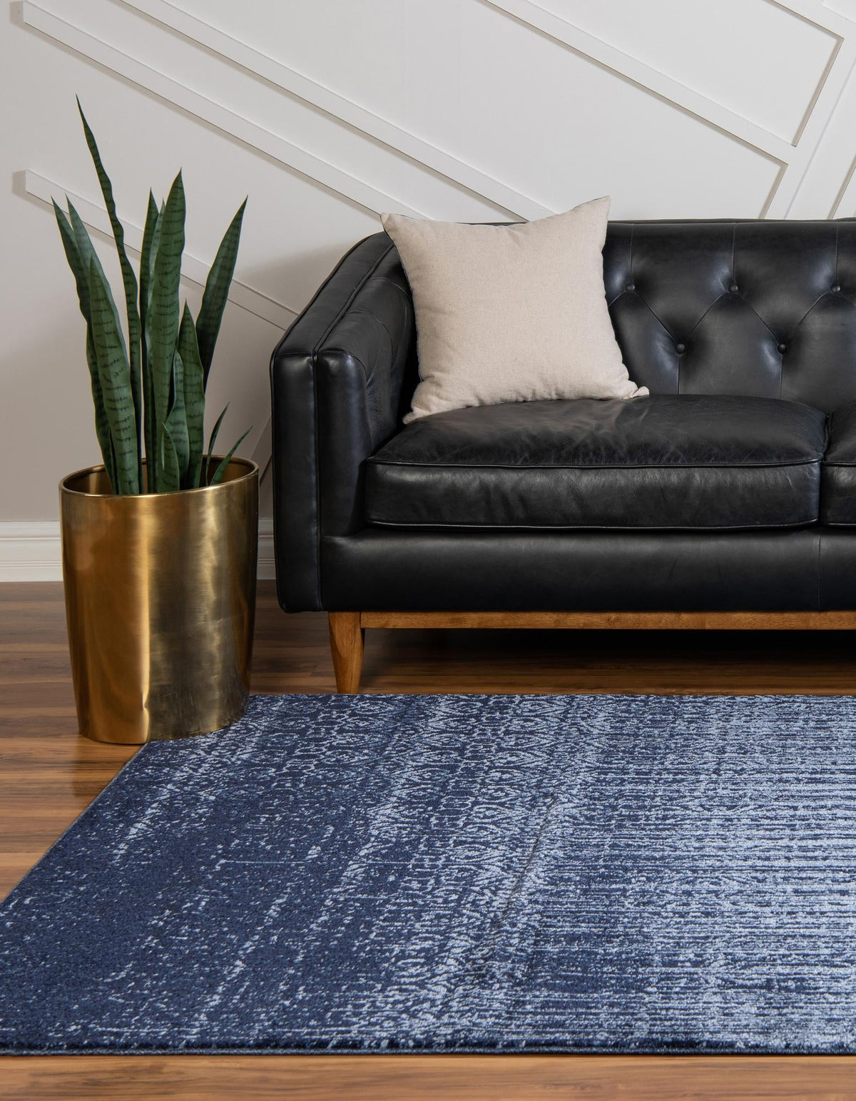 Studio Haven Collection Area Rug -  Workspace Rectangle Blue  lifestyle 8