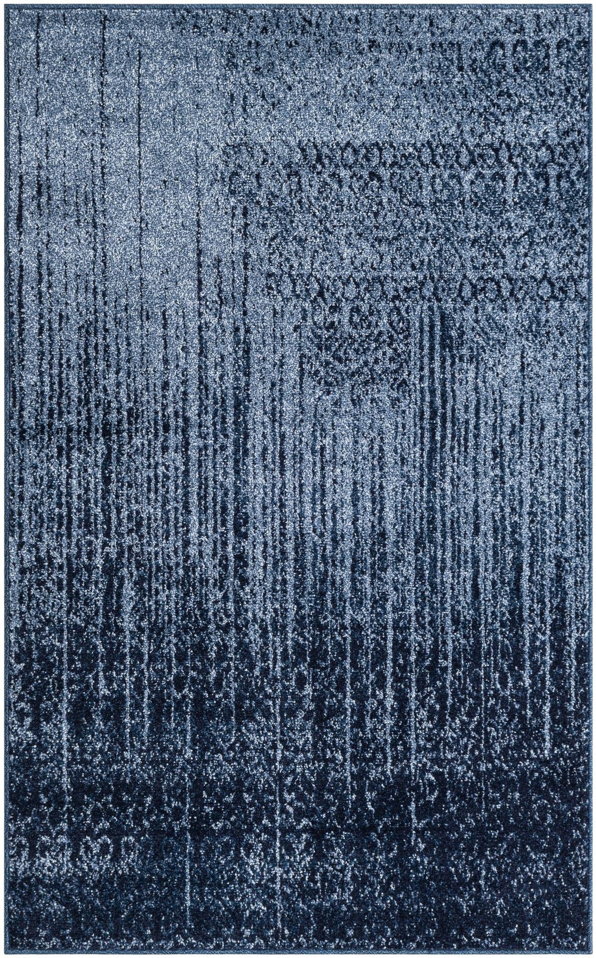 Studio Haven Collection Area Rug -  Workspace Rectangle Blue  lifestyle 2