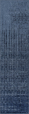 Studio Haven Collection Area Rug -  Workspace Runner Blue  lifestyle 81