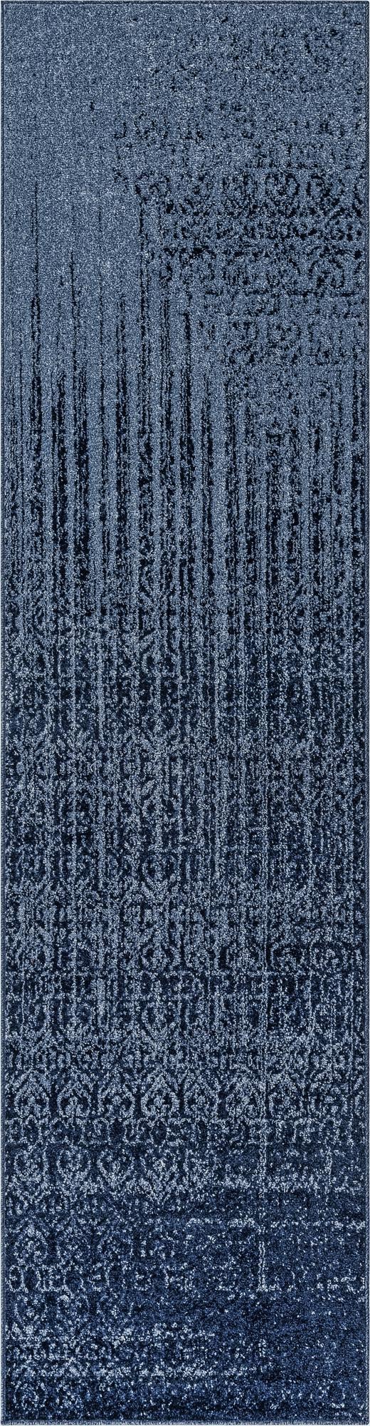Studio Haven Collection Area Rug -  Workspace Runner Blue  lifestyle 81