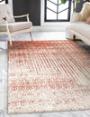 Studio Haven Collection Area Rug -  Workspace Rectangle Red  lifestyle 17
