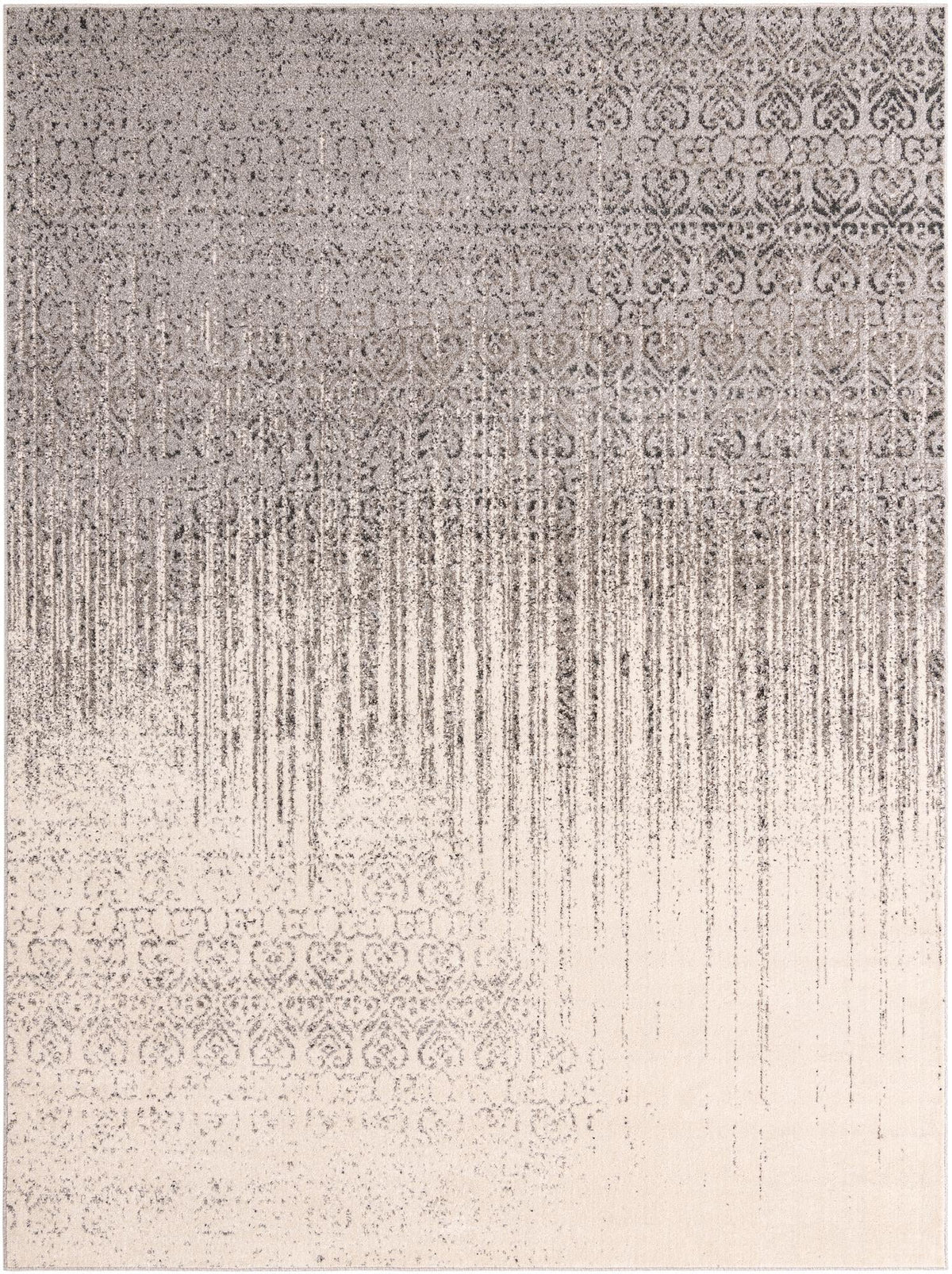 Studio Haven Collection Area Rug -  Workspace Rectangle Gray Main