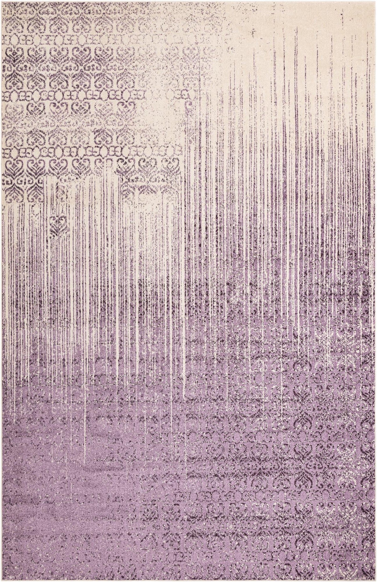 Studio Haven Collection Area Rug -  Workspace Rectangular Purple  lifestyle 36