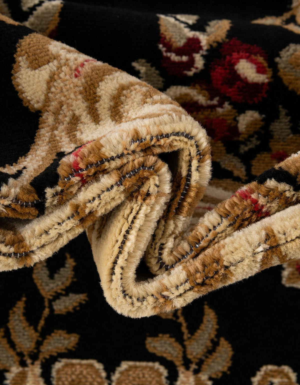 Versailles Elegance Collection Area Rug -  Vincennes Rectangle Black  lifestyle 19