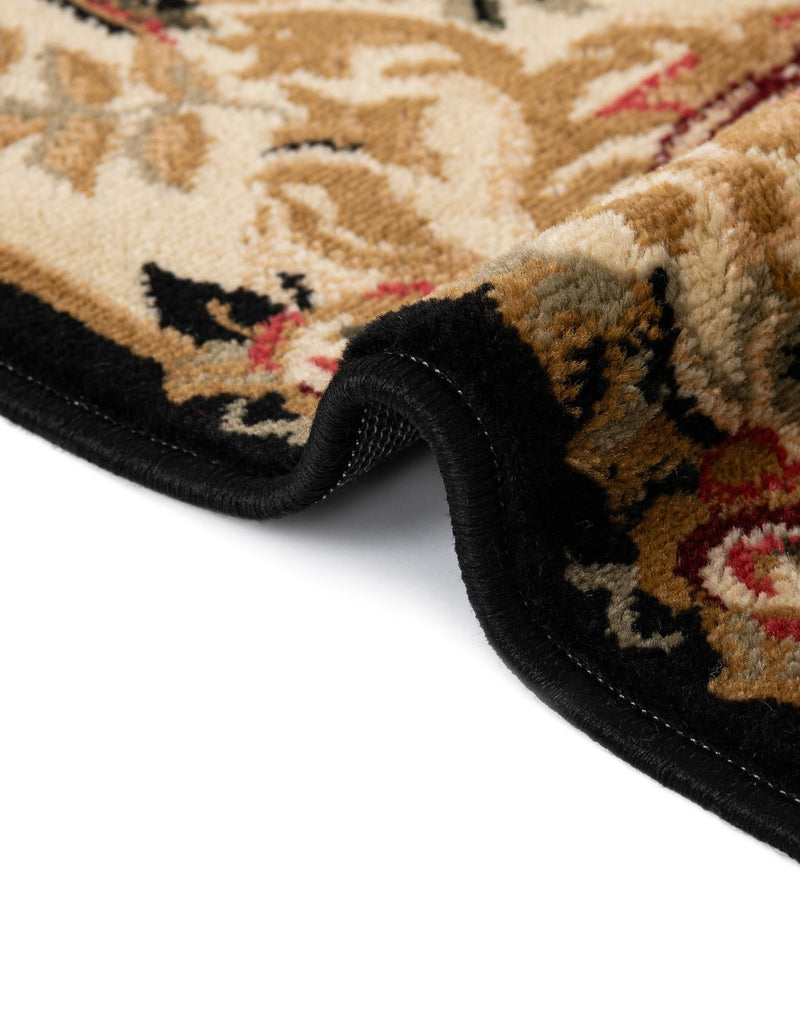 Versailles Elegance Collection Area Rug -  Vincennes Rectangle Black  lifestyle 23