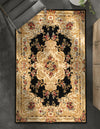 Versailles Elegance Collection Area Rug -  Vincennes Rectangle Black  lifestyle 33