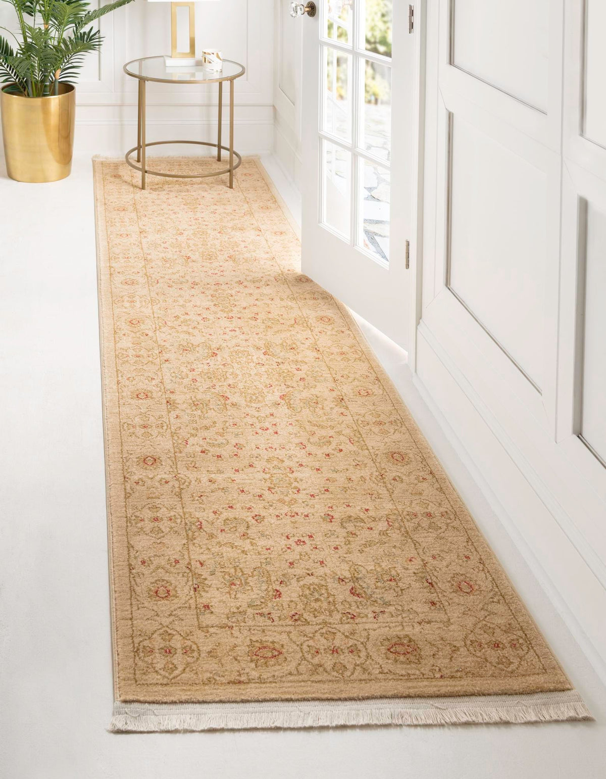 Chelsea Elegance Collection Area Rug -  Hampton Runner Cream  lifestyle 30