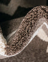 Lattice Gardens Collection Area Rug -  Bloomfield (Brown) Round Brown  lifestyle 41