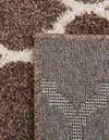 Lattice Gardens Collection Area Rug -  Bloomfield (Brown) Rectangular Brown  lifestyle 67