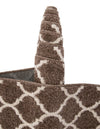 Lattice Gardens Collection Area Rug -  Bloomfield (Brown) Rectangular Brown  lifestyle 71
