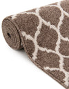 Lattice Gardens Collection Area Rug -  Bloomfield (Brown) Rectangular Brown  lifestyle 73
