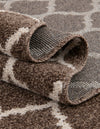 Lattice Gardens Collection Area Rug -  Bloomfield (Brown) Rectangular Brown  lifestyle 74