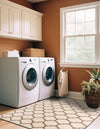 Lattice Gardens Collection Area Rug -  Bloomfield (Beige and Light Brown) Rectangle Beige and Light Brown  lifestyle 11