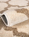 Lattice Gardens Collection Area Rug -  Bloomfield (Beige and Light Brown) Rectangle Beige and Light Brown  lifestyle 13