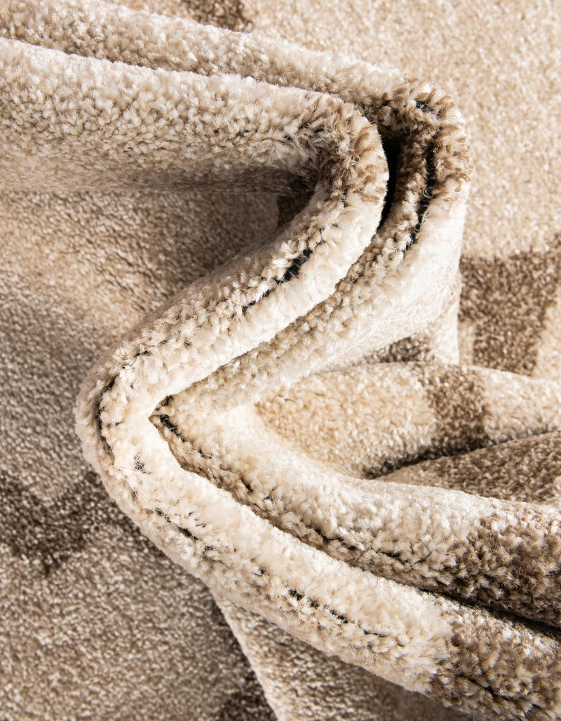 Lattice Gardens Collection Area Rug -  Bloomfield (Beige and Light Brown) Rectangle Beige and Light Brown  lifestyle 15