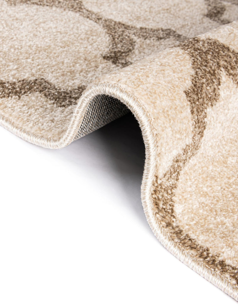 Lattice Gardens Collection Area Rug -  Bloomfield (Beige and Light Brown) Rectangle Beige and Light Brown  lifestyle 17
