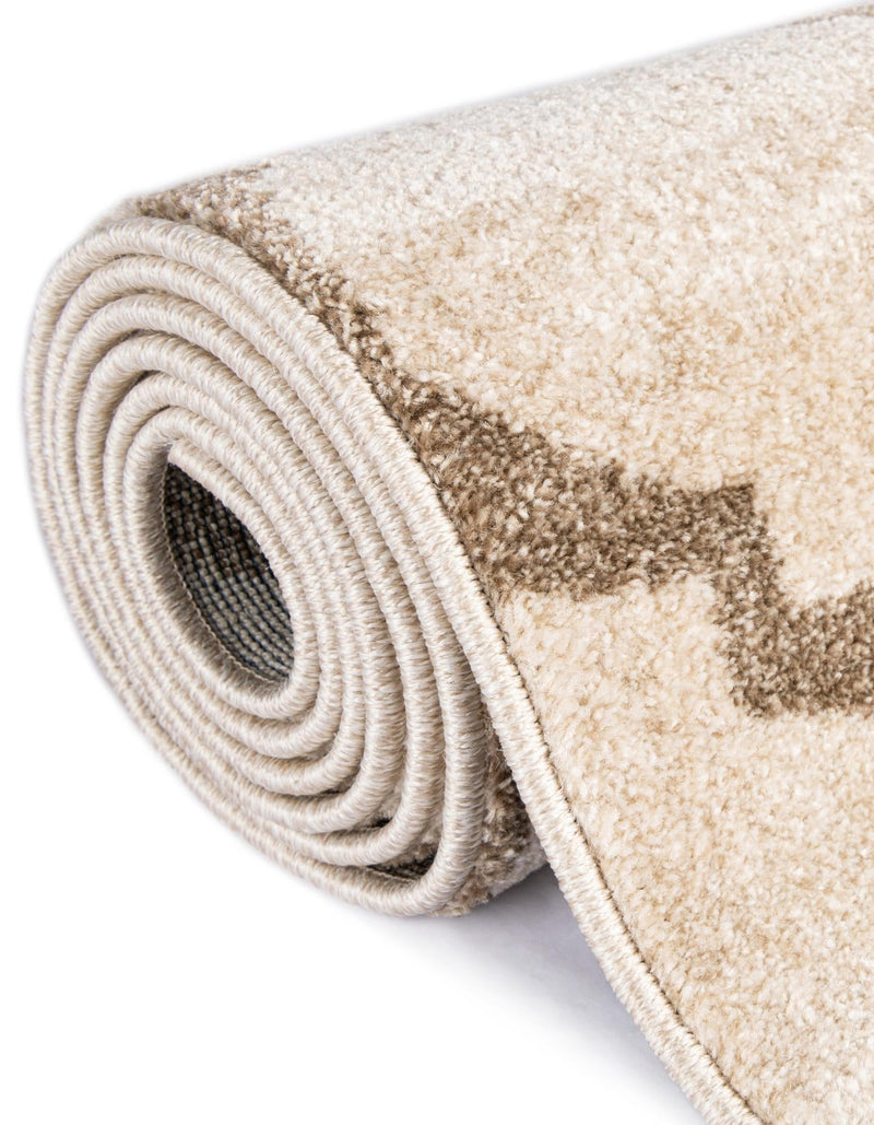 Lattice Gardens Collection Area Rug -  Bloomfield (Beige and Light Brown) Rectangle Beige and Light Brown  lifestyle 19