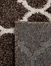 Lattice Gardens Collection Area Rug -  Bloomfield (Chocolate Brown) Rectangle Chocolate Brown  lifestyle 16