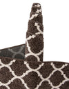 Lattice Gardens Collection Area Rug -  Bloomfield (Chocolate Brown) Rectangle Chocolate Brown  lifestyle 18