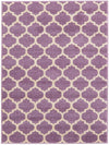 Lattice Gardens Collection Area Rug -  Bloomfield (Light Violet) Rectangle Light Violet Main