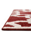 Lattice Gardens Collection Area Rug -  Greenhedge Rectangle Dark Terracotta  lifestyle 31