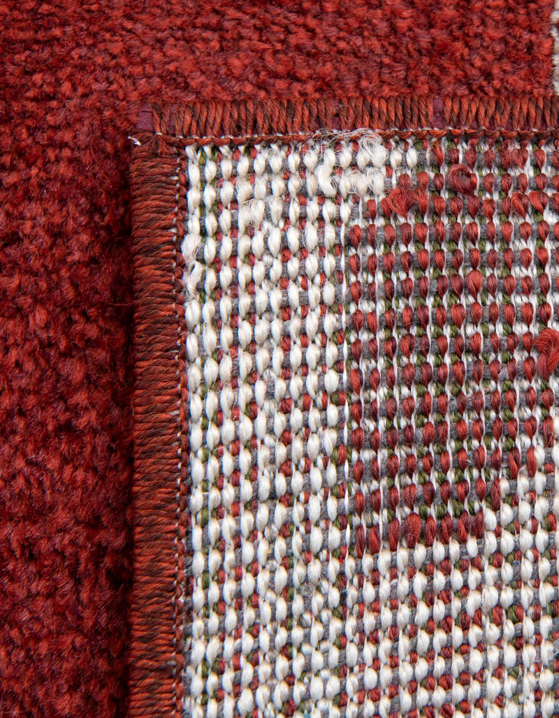 Lattice Gardens Collection Area Rug -  Greenhedge Rectangle Dark Terracotta  lifestyle 33