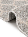 Lattice Gardens Collection Area Rug -  Bloomfield (Light Gray) Rectangle Light Gray  lifestyle 8