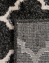 Lattice Gardens Collection Area Rug -  Bloomfield (Black) Rectangle Black  lifestyle 7