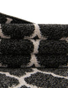 Lattice Gardens Collection Area Rug -  Bloomfield (Black) Rectangular Black  lifestyle 81