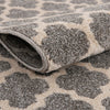 Lattice Gardens Collection Area Rug -  Bloomfield (Dark Gray) Rectangular Dark Gray  lifestyle 65