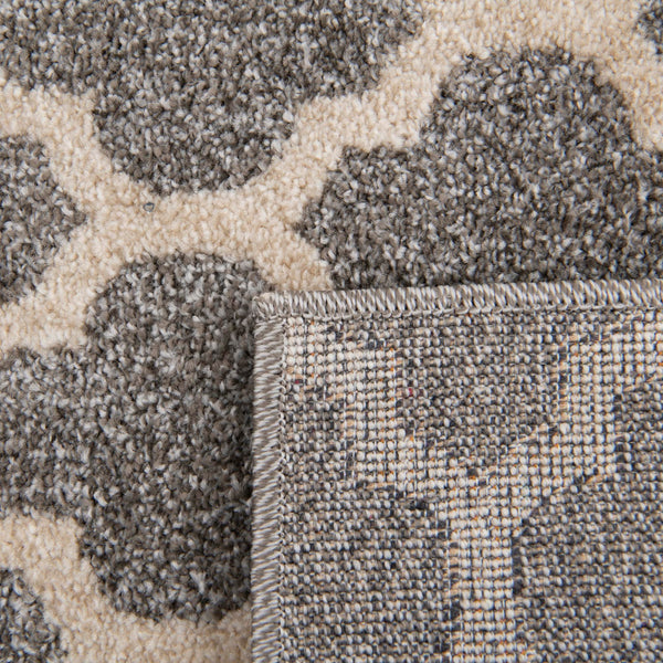 Lattice Gardens Collection Area Rug -  Bloomfield (Dark Gray) Rectangle Dark Gray  lifestyle 7