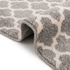 Lattice Gardens Collection Area Rug -  Bloomfield (Dark Gray) Rectangular Dark Gray  lifestyle 75