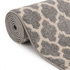 Lattice Gardens Collection Area Rug -  Bloomfield (Dark Gray) Rectangular Dark Gray  lifestyle 79
