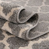 Lattice Gardens Collection Area Rug -  Bloomfield (Dark Gray) Rectangular Dark Gray  lifestyle 81