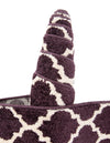 Lattice Gardens Collection Area Rug -  Bloomfield (Purple) Round Purple  lifestyle 69