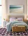 Lattice Gardens Collection Area Rug -  Bloomfield (Purple) Rectangular Purple  lifestyle 28