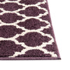 Lattice Gardens Collection Area Rug -  Bloomfield (Purple) Rectangle Purple  lifestyle 5