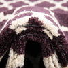 Lattice Gardens Collection Area Rug -  Bloomfield (Purple) Rectangle Purple  lifestyle 6