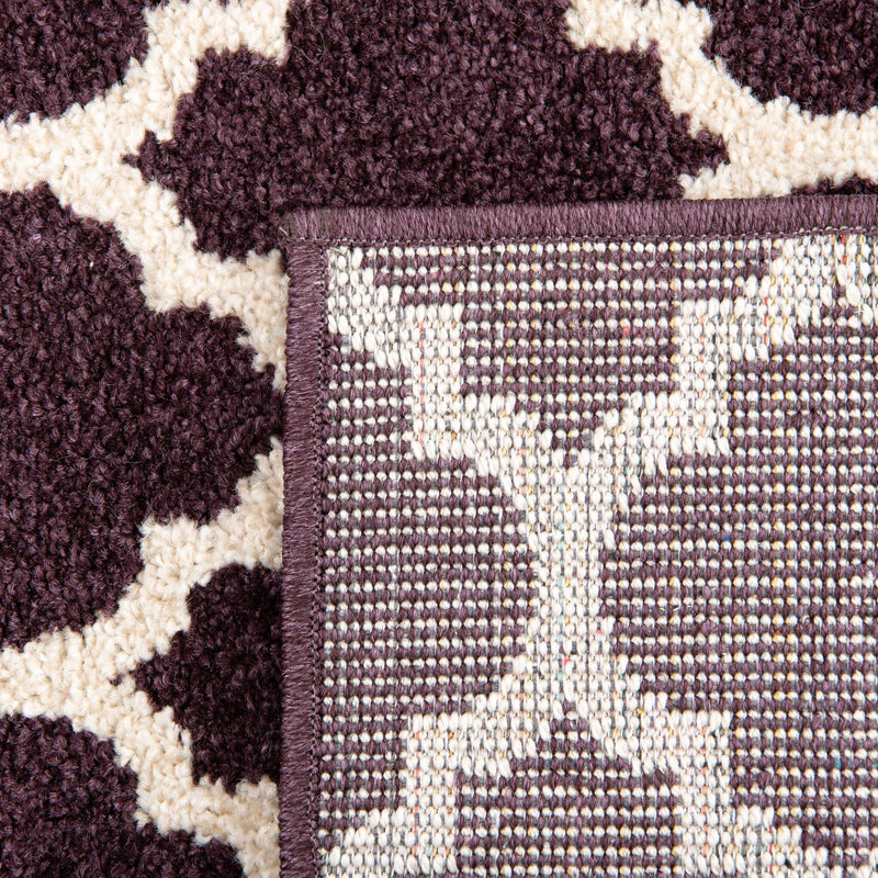 Lattice Gardens Collection Area Rug -  Bloomfield (Purple) Rectangle Purple  lifestyle 7