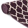 Lattice Gardens Collection Area Rug -  Bloomfield (Purple) Rectangle Purple  lifestyle 10